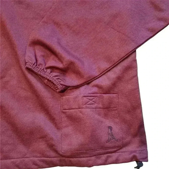 Red Vented Ping 1/4 Zip Golf Pullover Sz M  (XL) - Picture 5 of 8